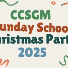 CCSGM Sunday School Holds First McDonald’s Christmas Party